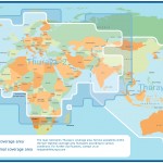 Карта покрытия Thuraya